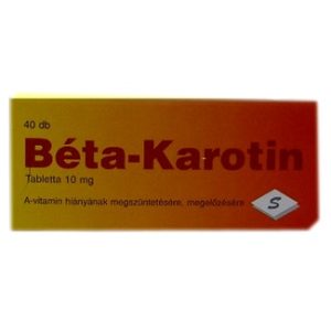 Béta Karotin tabletta (40 db) Béta Karotin tabletta (40 db)