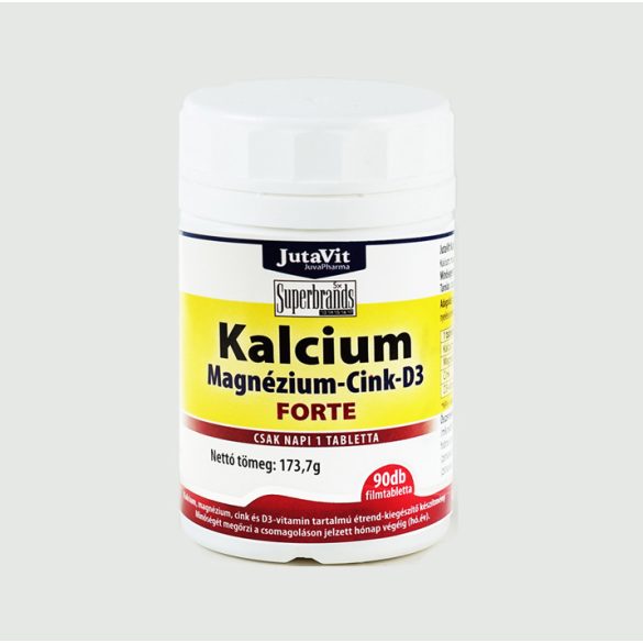 JutaVit Kalcium+Magnézium+Cink+D3 vitamin forte (90 db)