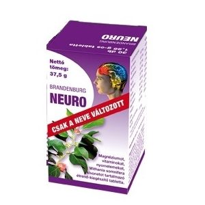 Brandenburg Neuro (Neuroptim) kedélyállapot javító tabletta (30 db) Brandenburg Neuro (Neuroptim) kedélyállapot javító tabletta (30 db)