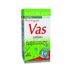 Naturland Vas tabletta (60 db)