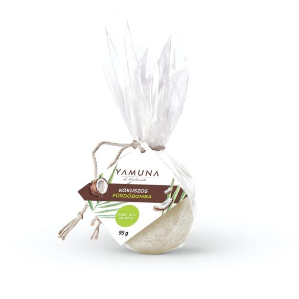 Yamuna Fürdőbomba kókusz (95 g)