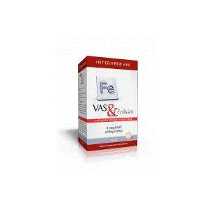 Interherb VITAL Vas & Folsav tabletta (60 db) Interherb VITAL Vas & Folsav tabletta (60 db)