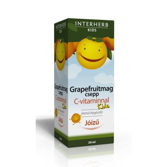 Interherb Vital KIDS Grapefruitmag csepp C-vitaminnal (20 ml)