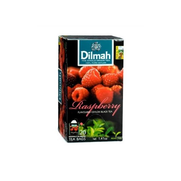 Dilmah Fekete tea, Raspberry aromás, filteres (20 db)