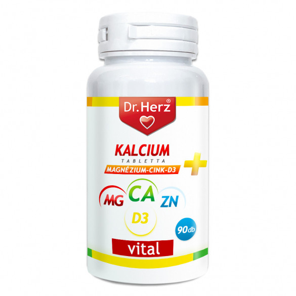 Dr. Herz Kalcium+Magnézium+Cink+D3 tabletta (90 db) 
