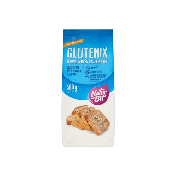 Glutenix Gluténmentes barna kenyér sütőkeverék (500 g)