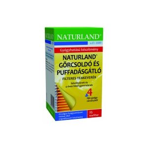 Naturland Görcsoldó és puffadásgátló tea filteres (25 x 1,5 g)