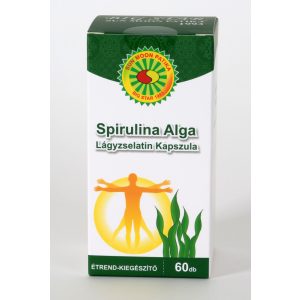 Sun Moon Zöld / Spirulina alga kapszula 1000 mg (60 db) Sun Moon Zöld / Spirulina alga kapszula 1000 mg (60 db)