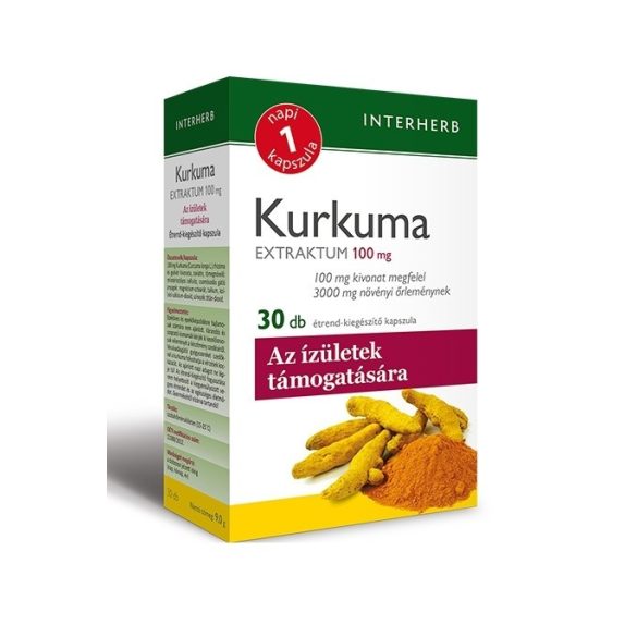 Interherb Napi 1 Kurkuma Extraktum 100 mg (30 db)
