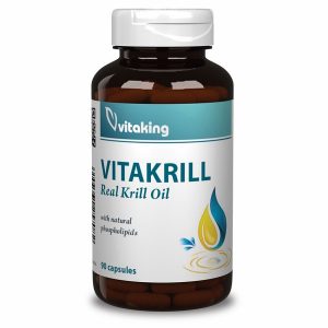 vitaking VITAkrill Real krill olaj gélkapszula (90 db)