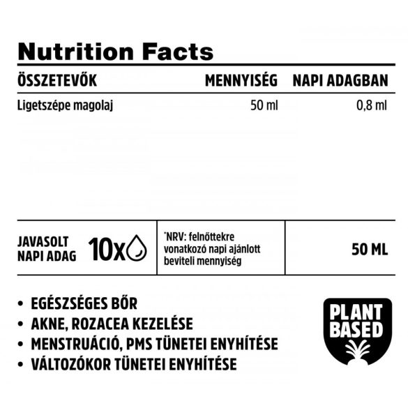 Vitamin Bottle Ligetszépe magolaj csepp (50 ml)