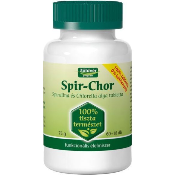 Zöldvér Spir-Chor 100 % tabletta (78 db)