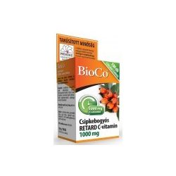   BioCo Csipkebogyós Retard C-vitamin 1000 mg tabletta, családi csomag (100 db)