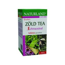 Naturland Zöld Tea echinaceaval, filteres (20 db x 2 g)