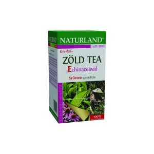 Naturland Zöld Tea echinaceaval, filteres (20 db x 2 g) Naturland Zöld Tea echinaceaval, filteres (20 db x 2 g)