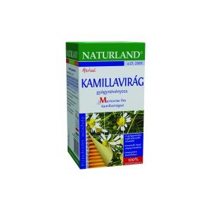 Naturland Kamillavirág tea, filteres (25x1 g)