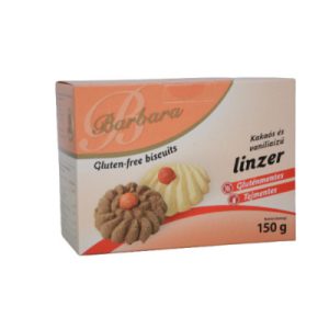 Barbara gluténmentes kakaós-vaníliás ízű linzer (150 g) Barbara gluténmentes kakaós-vaníliás ízű linzer (150 g)