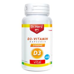 Dr. Herz D-vitamin 2000 NE lágykapszula (60 db)