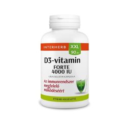 Interherb XXL D3-vitamin forte 4000 IU kapszula (90 db)