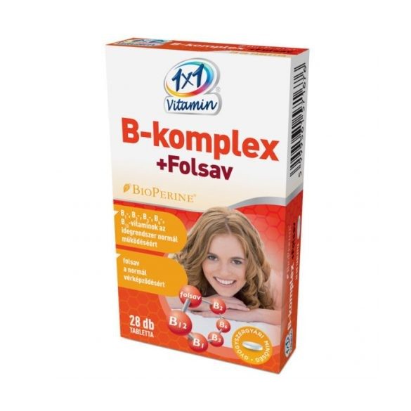 1x1 Vitamin B-komplex + folsav tabletta (28 db)