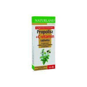 Naturland Propolisz tabletta + C-vitamin (20 db)