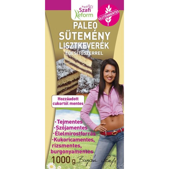 Szafi Reform Paleo Sütemény lisztkeverék édesítőszerrel (500 g)