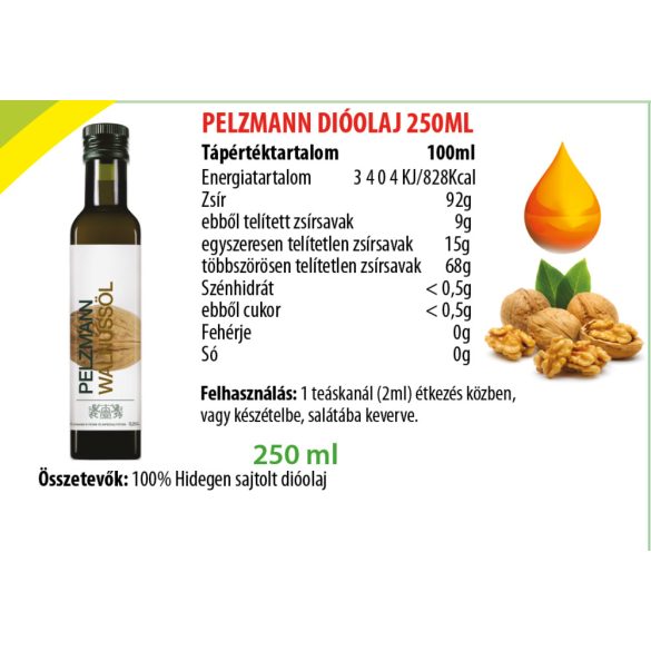 Pelzmann Dióolaj (250 ml)