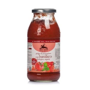Alce Nero Bio Bazsalikomos paradicsompüré paradicsomdarabokkal (500 g) Alce Nero Bio Bazsalikomos paradicsompüré paradicsomdarabokkal (500 g)