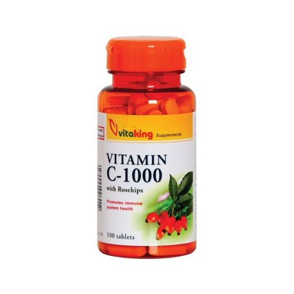 vitaking C-1000 tabletta, csipkebogyóval (100 db)