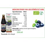 Medicura Bio Fekete áfonya 100% gyümölcslé (330 ml)