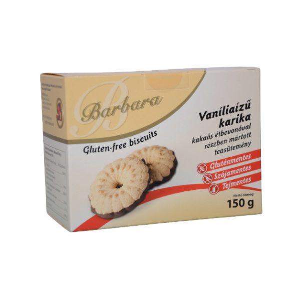 Barbara gluténmentes vaníliás karika (150 g)