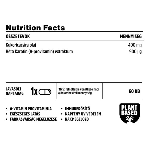 Vitamin Bottle Béta Karotin - A-provitamin olajkapszula (60 db)