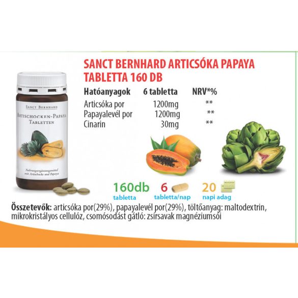 Sanct Bernhard Articsóka-Papaya (160 db)