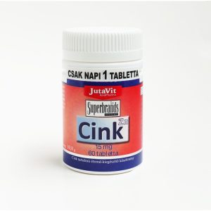 JutaVit Cink tabletta 15mg (60 db) JutaVit Cink tabletta 15mg (60 db)