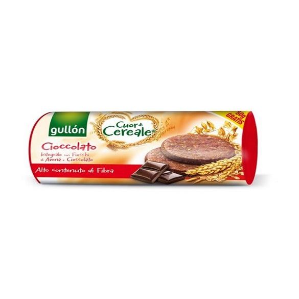 Gullón Élelmi rostban gazdag gabonakeksz csokoládéval (280 g)