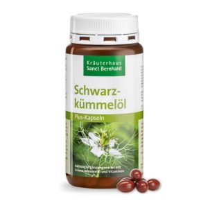 Sanct Bernhard Feketekömény-Plus kapszula (180 db)