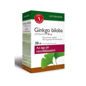 Interherb Napi 1 Ginkgo biloba 80 mg Extraktum kapszula (30 db)