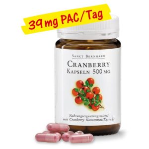 Sanct Bernhard Tőzegáfonya 500 mg (90 db)