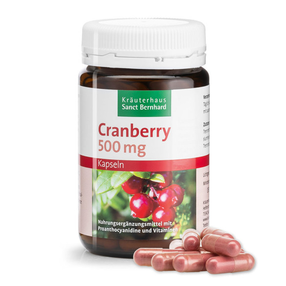 Sanct Bernhard Tőzegáfonya 500 mg (90 db)