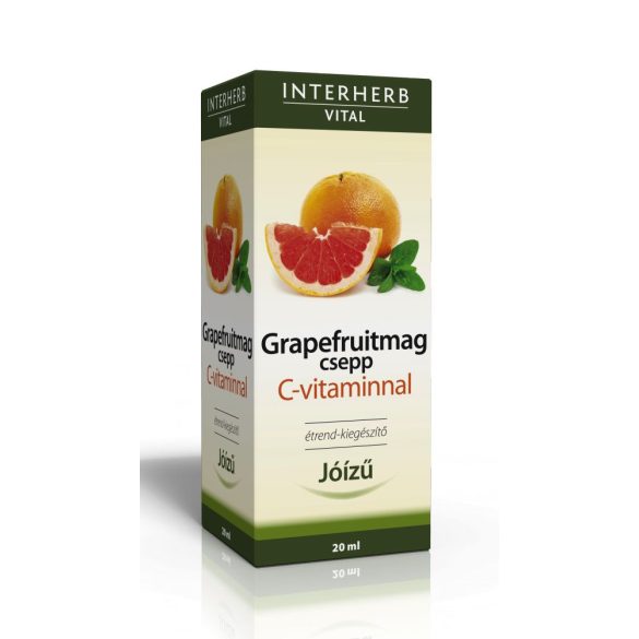Interherb Vital Grapefruitmag csepp C-vitaminnal (20 ml)