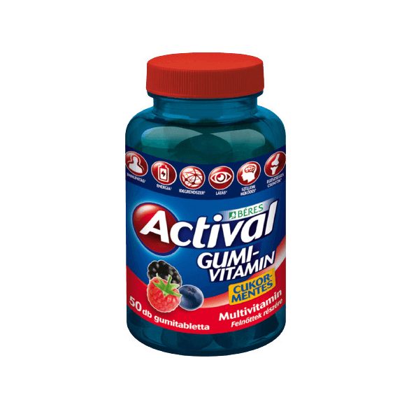 Béres Actival Felnőtt Multivitamin gumivitamin (50 db)