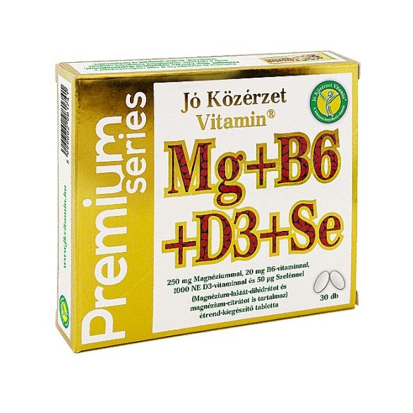 Jó Közérzet Vitamin® Prémium Mg+B6+D3+Se tabletta (30 db)