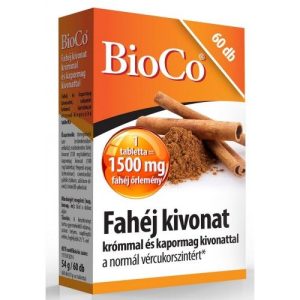 BioCo Fahéj kivonat tabletta (60 db) BioCo Fahéj kivonat tabletta (60 db)