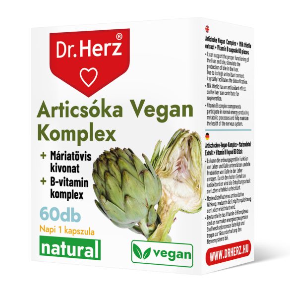 Dr. Herz Articsóka 400 mg vegan kapszula (60 db)