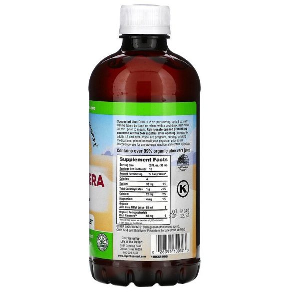 Lily of the desert Aloe vera filézett gél 99% 3db-os akció (3x946 ml) + 1db ajándék Aloe vera Gelly 99% (228g / 240 ml)