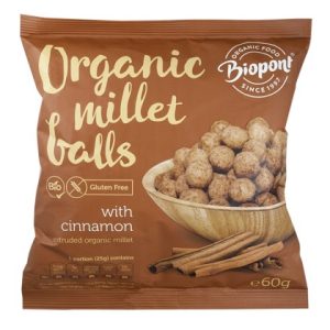 Biopont Bio Extrudált kölesgolyó fahéjas (60 g) Biopont Bio Extrudált kölesgolyó fahéjas (60 g)