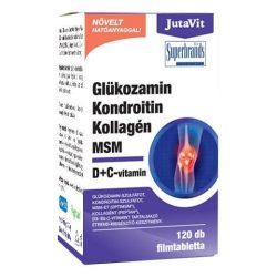   JutaVit Glükozamin+Kondroitin+Kollagén+MSM és D-C-vitamin tabletta (120 db)