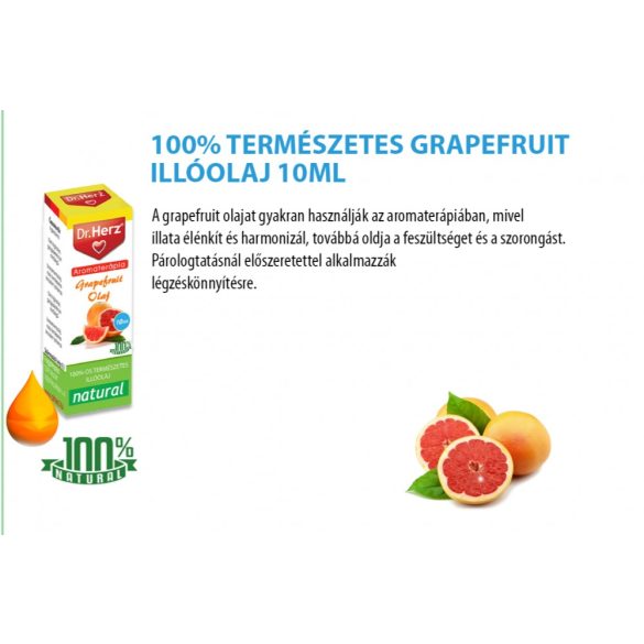 Dr. Herz Grapefruit illóolaj (10 ml)