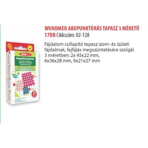 WundMed Akupunktúrás tapasz (17 db)  
