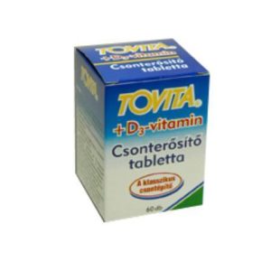 Tovita Csonterősítő Tabletta + D3 Vitamin (60 db)